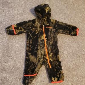 Columbia infant camouflage bunting